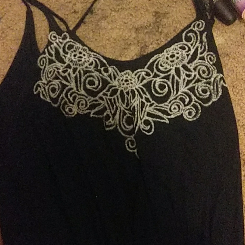 Beaded tank top
